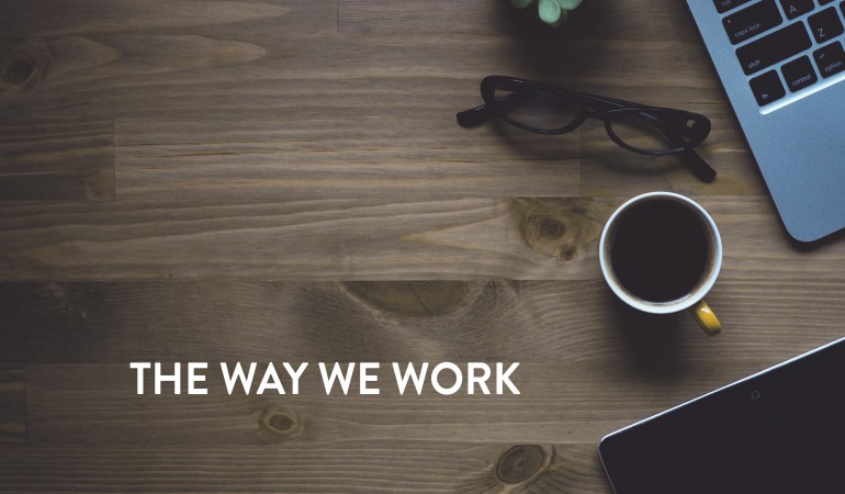 Banner The Way We Work Series 2019 start page